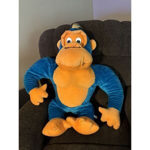 Vintage Great American Toy - Blue Gorilla Plush 36"